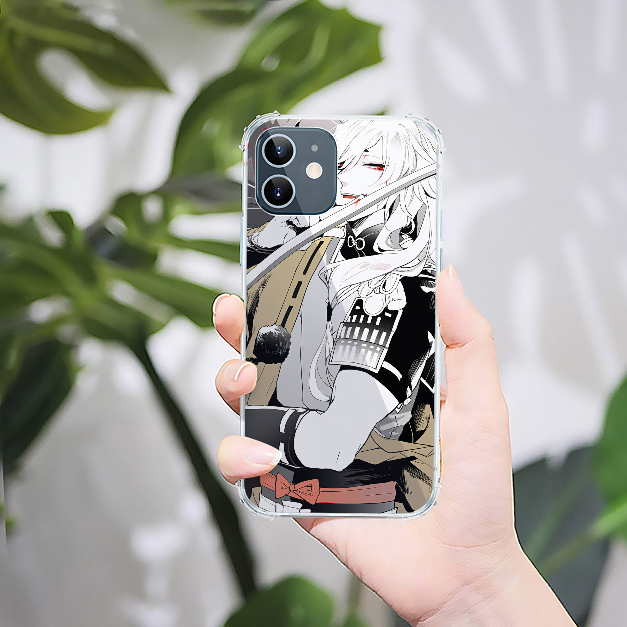 （画像用） 刀剣乱舞 Touken Ranbu 【iPhone 12シリーズ対応】透明スマホケース（クリアソフトケース）